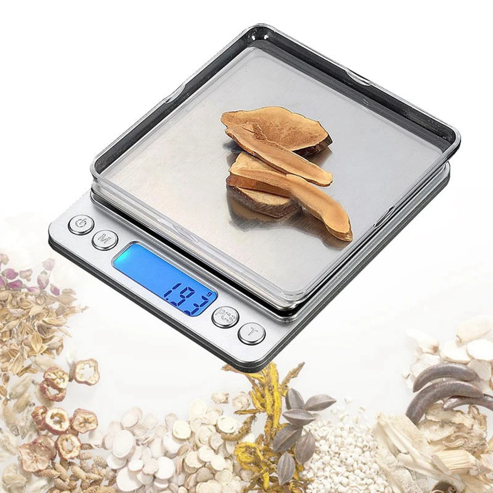 Candle Wax Scale - ジュエリー用デジタルグラム体重計、電子ポケットスケール、小売パッケージなし、500g x 0.01g、1000g 3000g x 0.1g