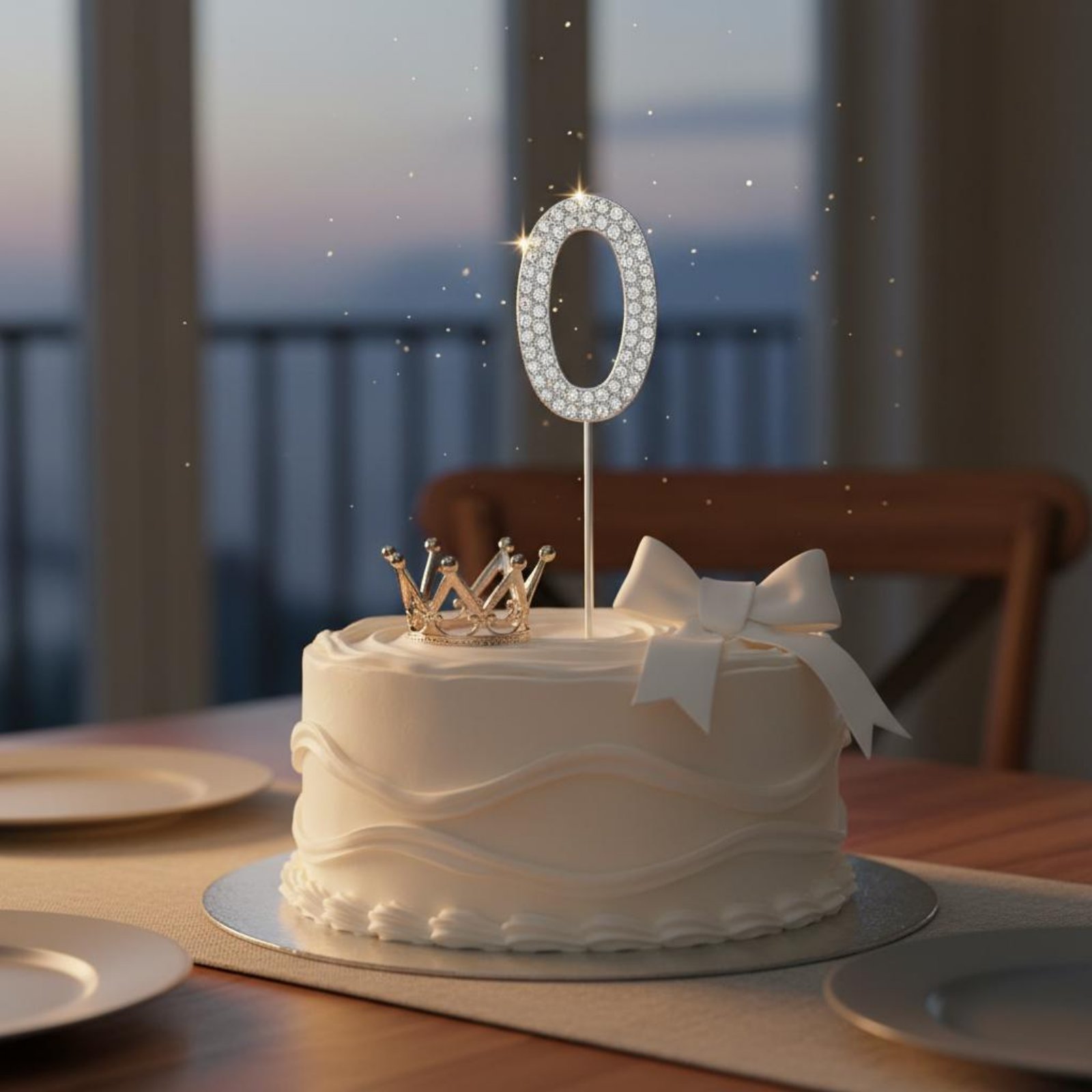 Candle. Queen - クリスタルクラウンケーキトッパー スパークリングクラウンケーキトッパー メタルクイーンティアラ 再利用可能 長持ちする 女の子向け