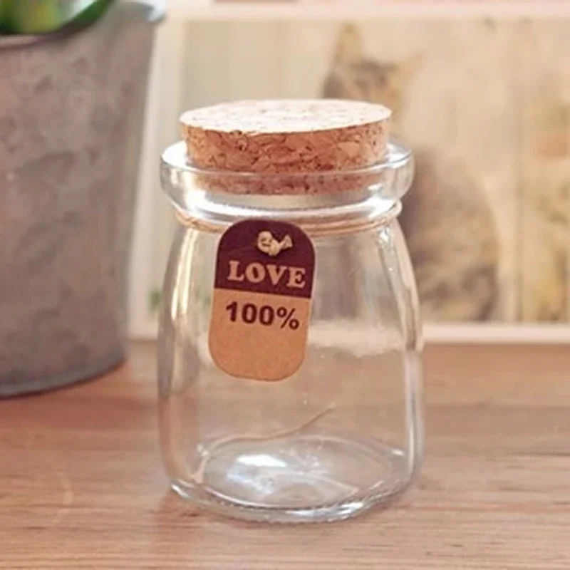 コルク付きガラス瓶,プリン,小さなラッキースター,パーティー - Candle Supplies Glass Jars のレビューと価格