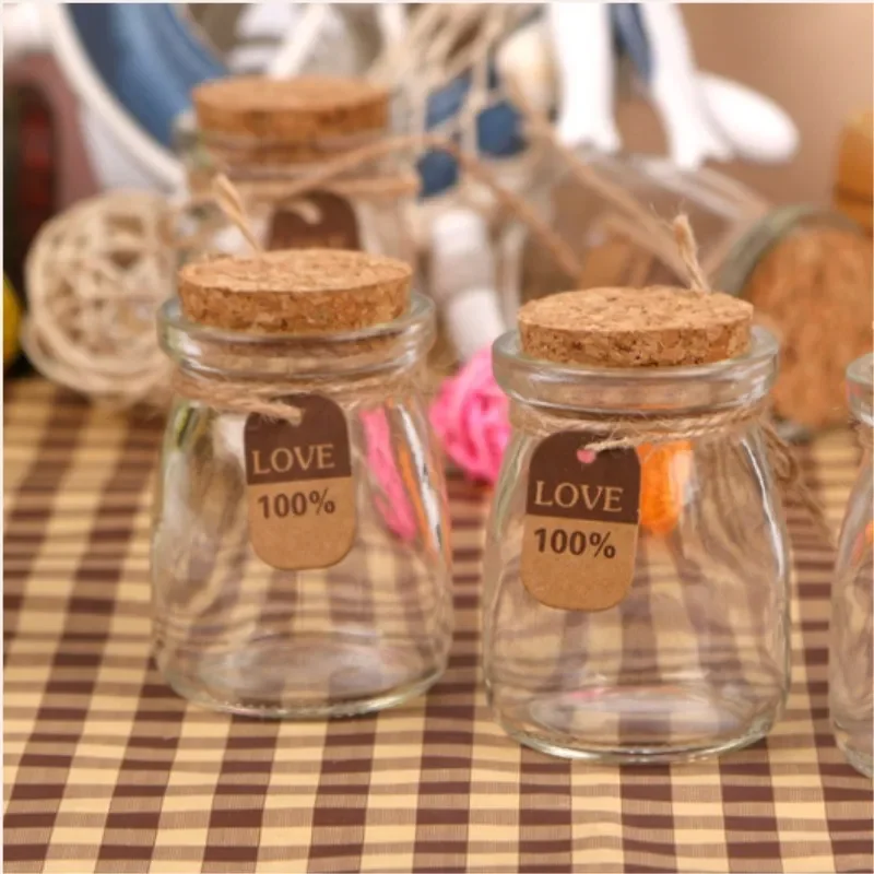コルク付きガラス瓶,プリン,小さなラッキースター,パーティー - Candle Supplies Glass Jars のレビューと価格