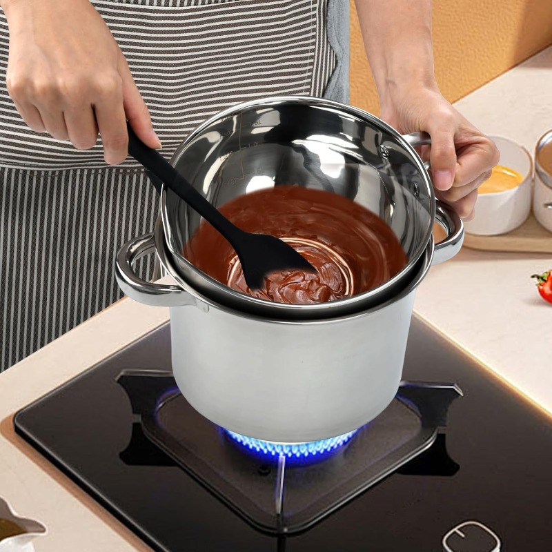 3個セット ダブルボイラーポット ステンレス製加熱ミキシング - Candle Wax Scale のレビューと価格