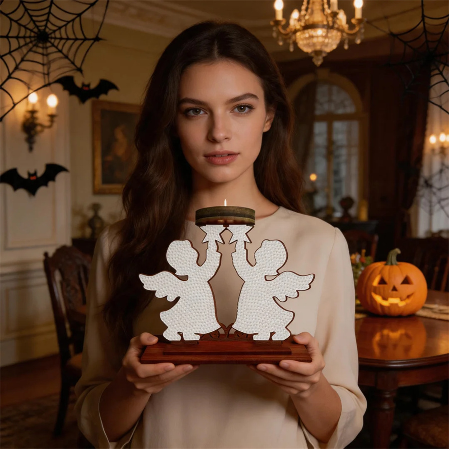 子供向けキャンドルホルダー、ハロウィーンのギフト、ダイヤモン - Supplies Of Candle のレビューと価格
