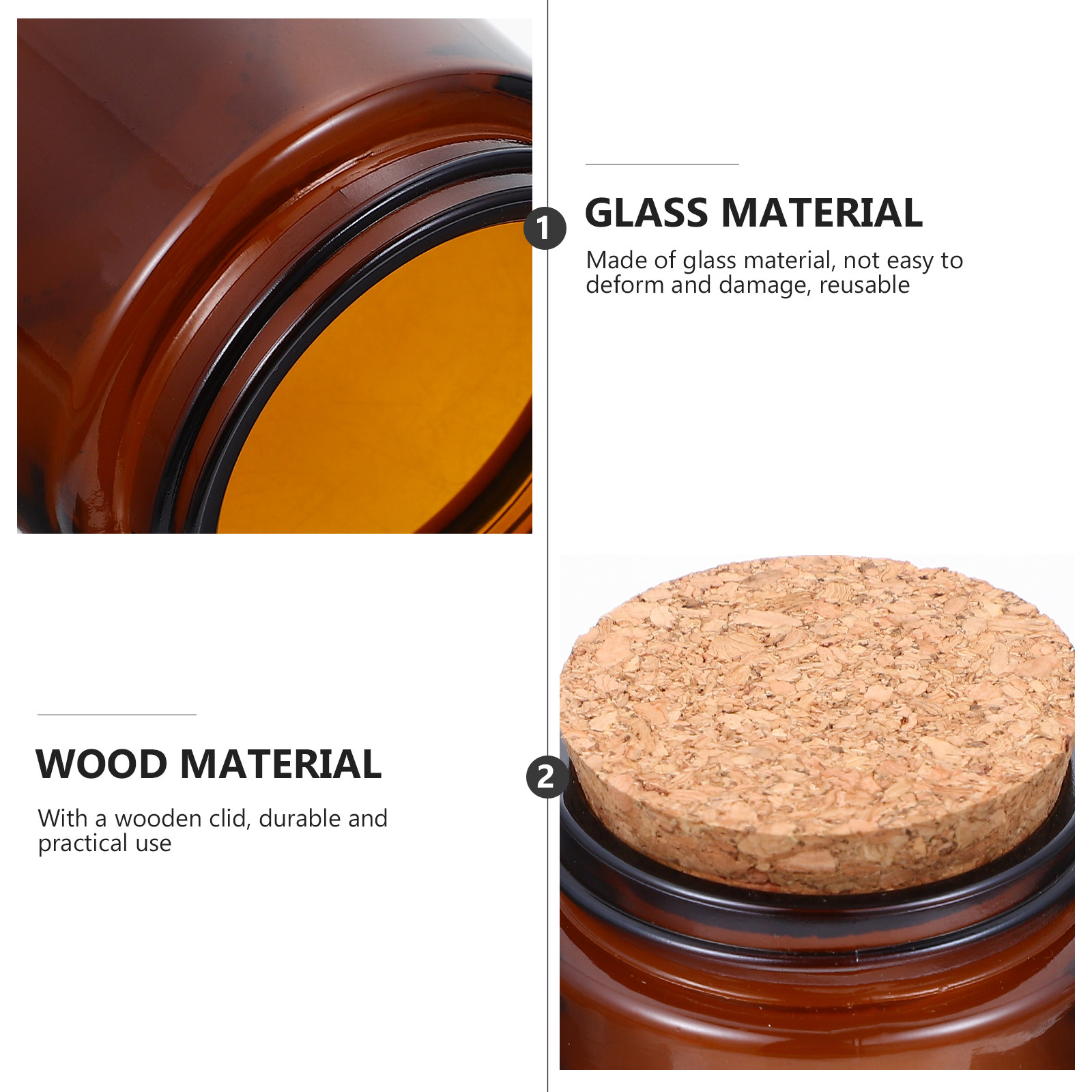 DIYアロマキャンドルやアロマディフューザー用の高級ガラス瓶 - Candle Supplies Glass Jars のレビューと価格