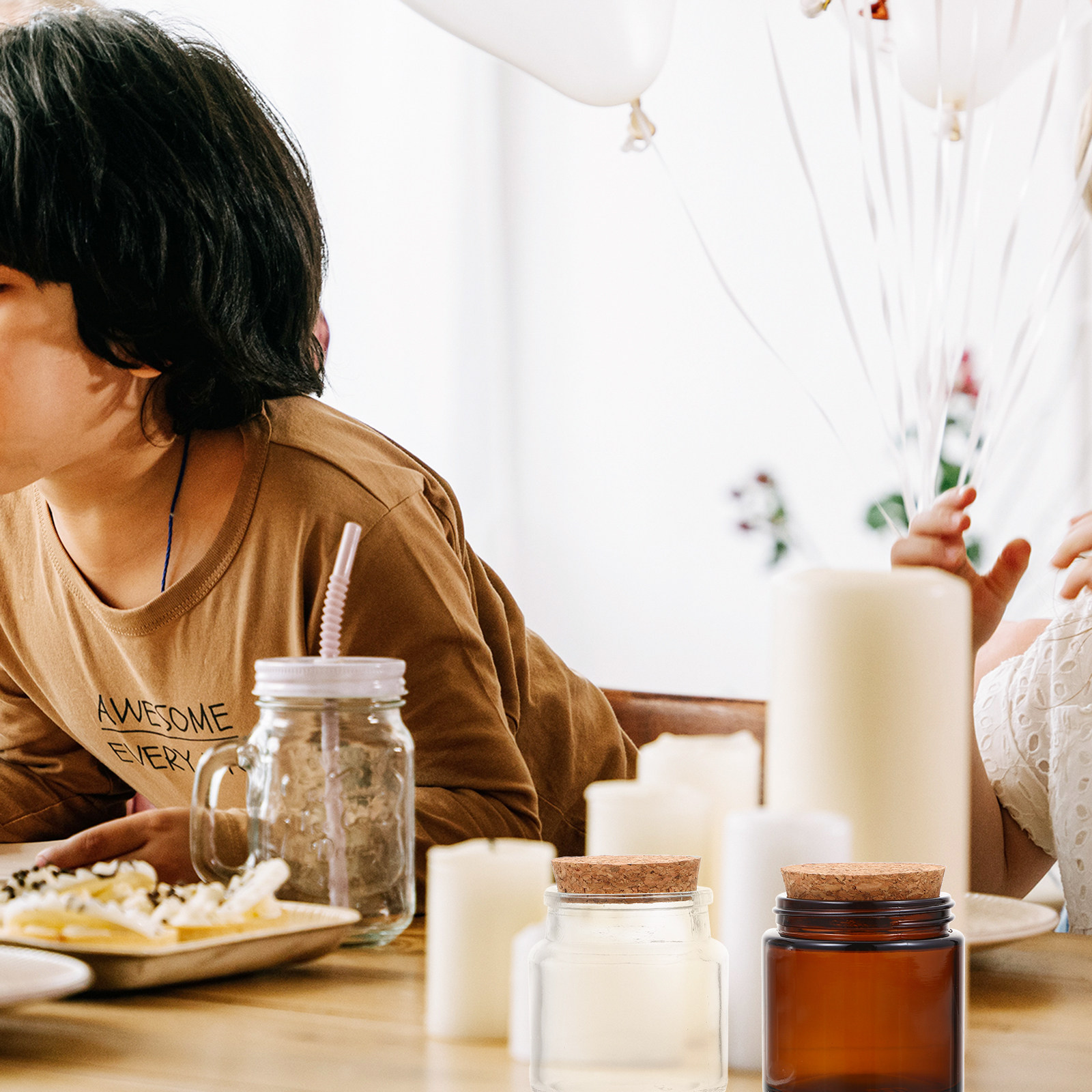 DIYアロマキャンドルやアロマディフューザー用の高級ガラス瓶 - Candle Supplies Glass Jars のレビューと価格