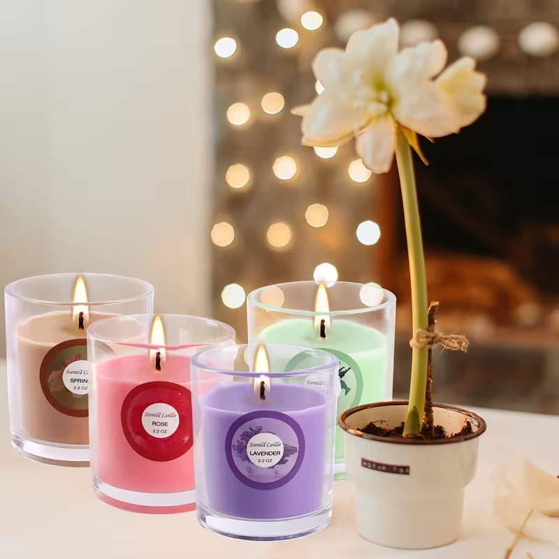 香り付きキャンドル20個セット（6.6cm×4.83cm）、 - Candle Supplies Glass Jars のレビューと価格