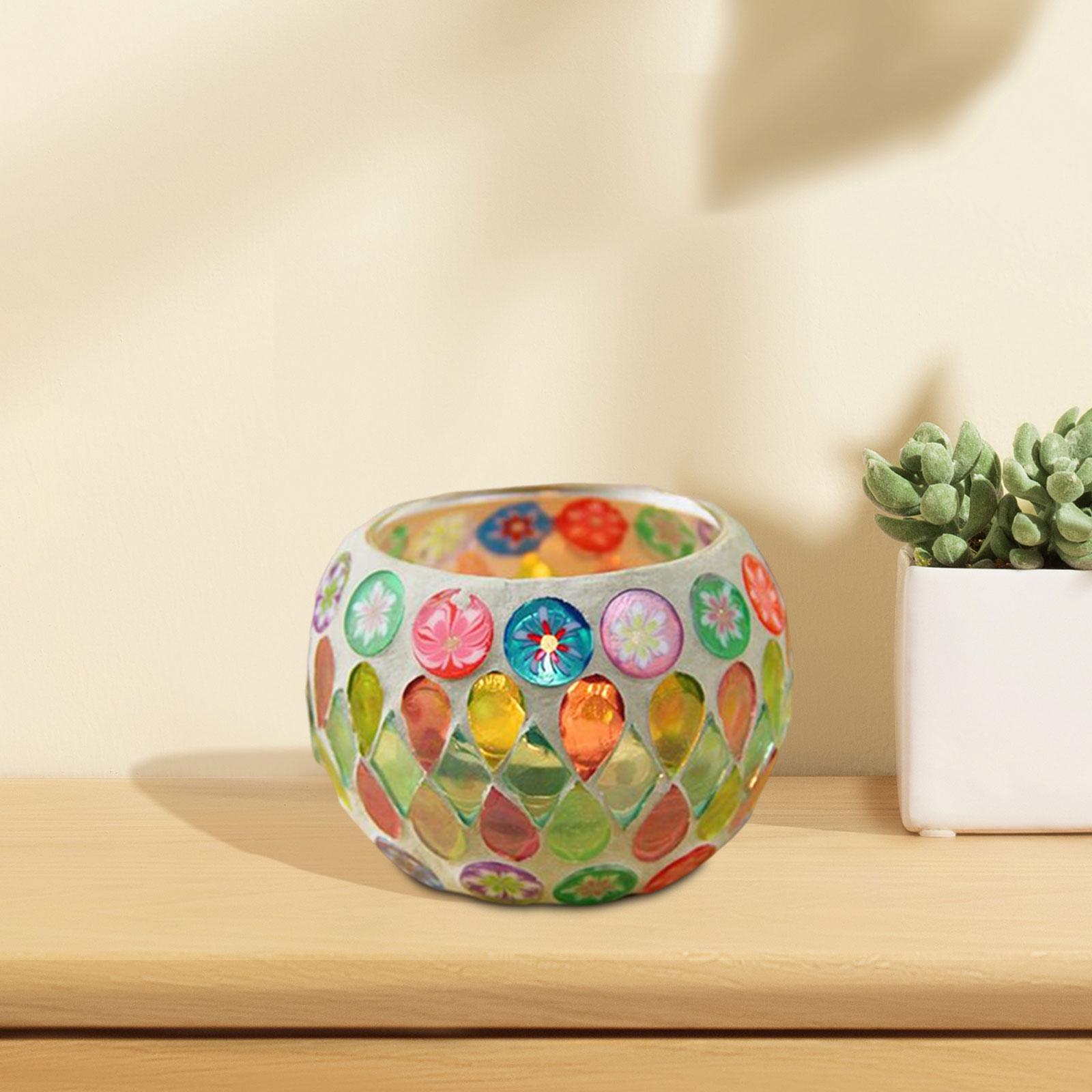 ティーライトホルダー ガラス製キャンドルホルダー マルチカラ - Candle Supplies Glass Jars のレビューと価格