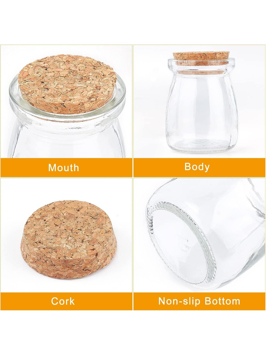 10パック ガラス ウェディング パーティー記念品 ジャー  - Candle Supplies Glass Jars のレビューと価格