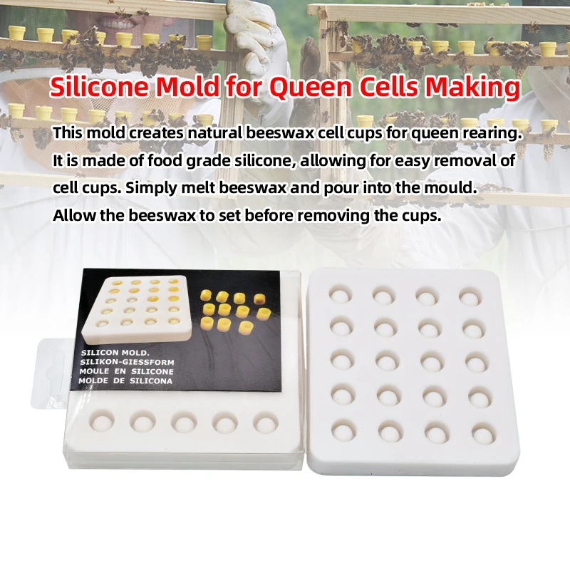蜜蝋溶解ポット女王蜂セルカップ型シリコン蜜蝋型ボイリングワッ - Candle. Queen のレビューと価格
